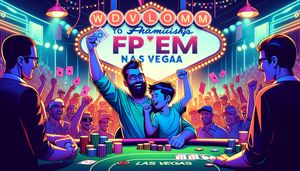 Duo père-fils remporte le championnat par équipe FPN à Las Vegas en ayant la meilleure main possible.