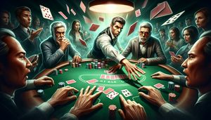 Phil Hellmuth et son fils éliminés d'un tournoi de poker avec la même main contre le même joueur.
